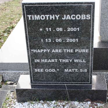 JACOBS Timothy 2001-2001