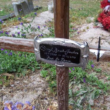 JENEKER Beryl Bertha 1947-2008