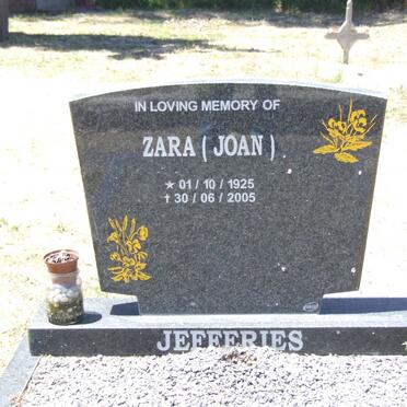 JEFFERIES Zara 1925-2005