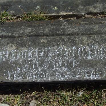 JENKINSON Kathleen nee ADAMS 1901-1947