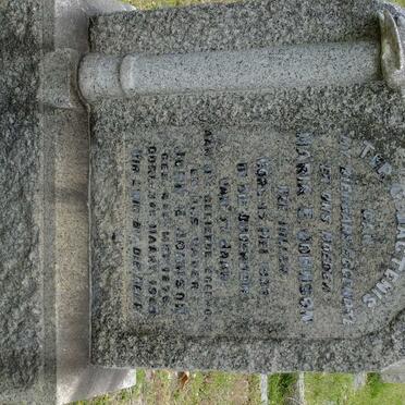 JOHNSON John E. 1876-1943 &amp; Maria E. MILLER -1937