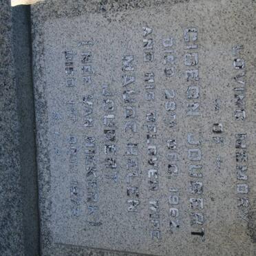 JOUBERT Gideon -1962 &amp; Maude Helen VAN NIEKERK -1972