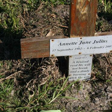 JULIUS Annette June 1962-2007