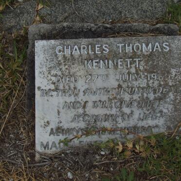 KENNETT Charles Thomas -196?
