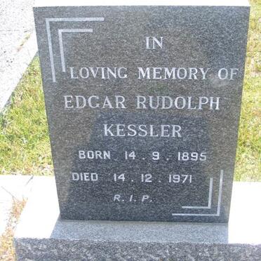 KESSLER Edgar Rudolph 1895-1971