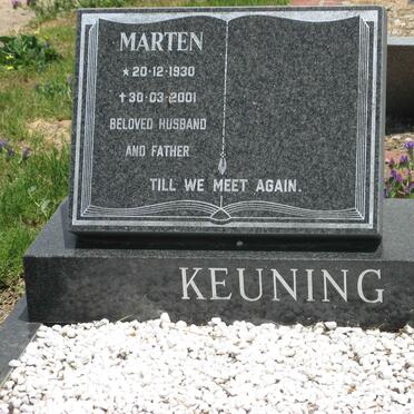 KEUNING Marten 1930-2001