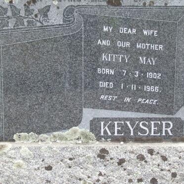 KEYSER Kitty May 1902-1966