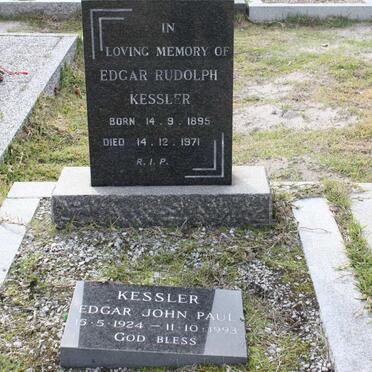 KESSLER Edgar Rudolph 1895-1971 :: KESSLER Edgar John Paul 1924-1993