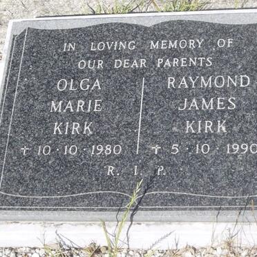 KIRK Raymond James -1990 &amp; Olga Marie -1980