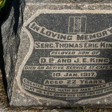 KING Thomas Eric -1917