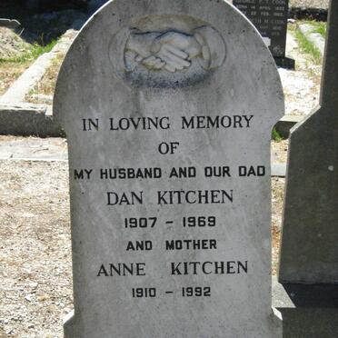 KITCHEN Dan 1907-1969 &amp; Anne 1910-1992