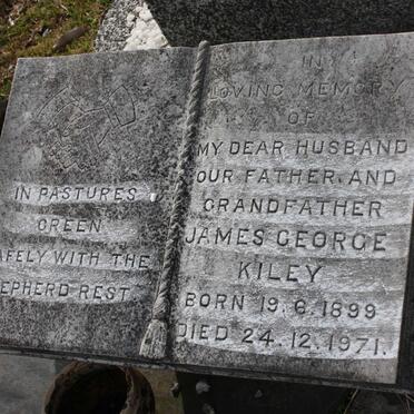 KILEY James George 1899-1971