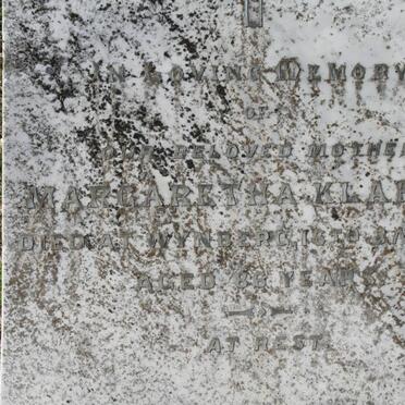 KLARES Margaretha -1918