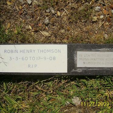 KOHRS Mona Martha 1930-2002 :: THOMSON Robin Henry 1960-2008