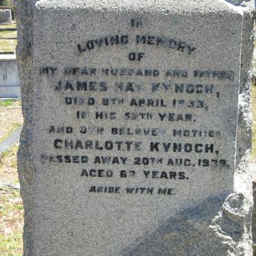 KYNOCH James Hay -1933 &amp; Charlotte -1939