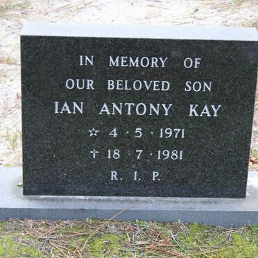 KAY Ian Anthony 1971-1981