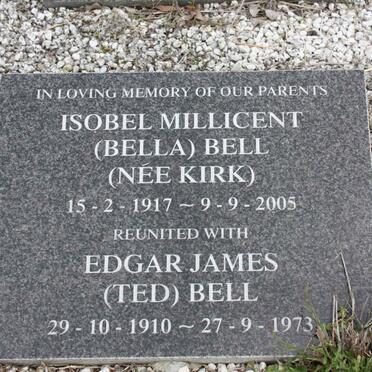 BELL Edgar James 1910-1973 &amp; Isobel Millicent KIRK 1917-2005