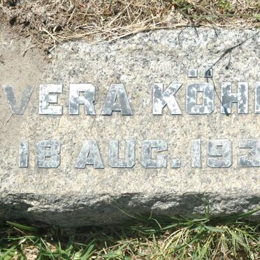 KOHNE Vera -1936