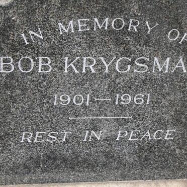 KRYGSMAN Bob 1901-1961
