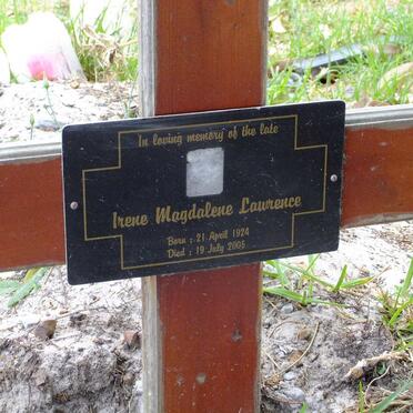 LAWRENCE Irene Magdalene 1924-2005