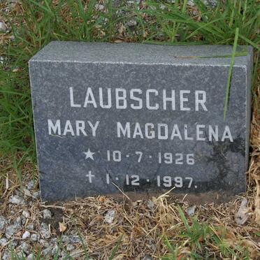 LAUBSCHER Mary Magdalena 1926-1997