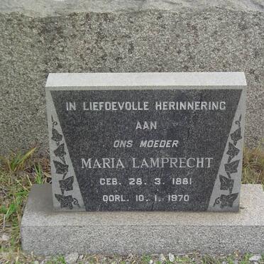 LAMPRECHT Maria 1881-1970