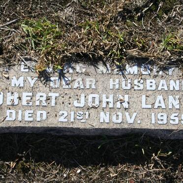 LANDON Robert John -1959