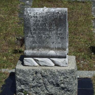 LAMBRECHTS Carolina 1959-1962