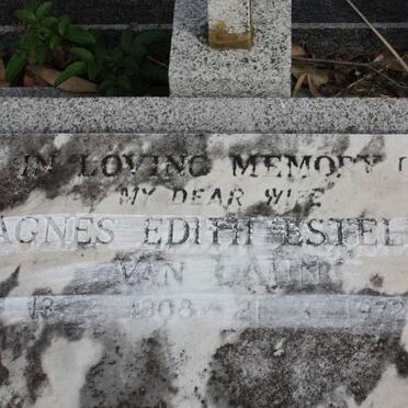 LAUN Agnes Edith Estella,  van 1908-1972