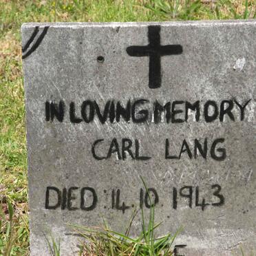 LANG Carl -1943