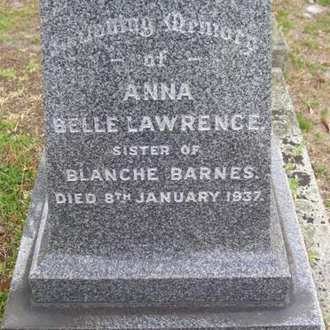 LAWRENCE Anna Belle -1937