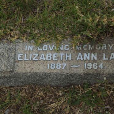 LAUNN Elizabeth Ann 1887-1964