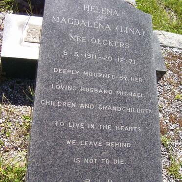 LAYDEN Helena Magdalena OLKERS 1911-1971