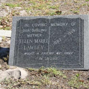 LAWLEY Ellen Mabel 1882-1969