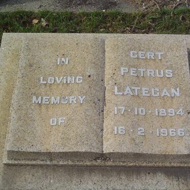 LATEGAN Gert Petrus 1894-1966
