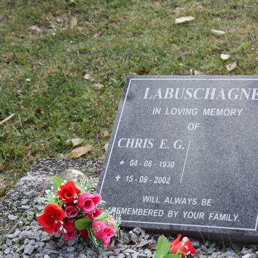 LABUSCHAGNE Chris E.G. 1930-2002