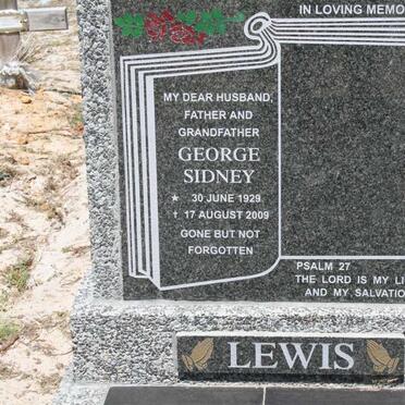 LEWIS George Sidney 1929-2009