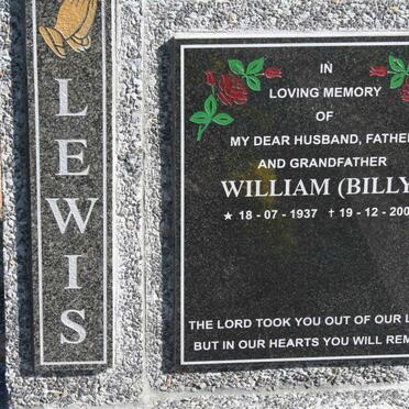 LEWIS William 1937-2005