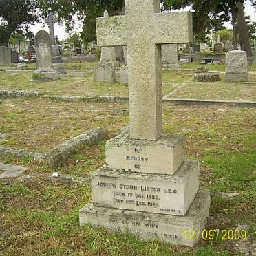 LISTER Joseph Storr 1852-1927 &amp; Georgina BAIN