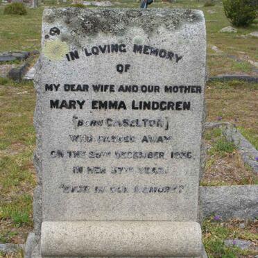 LINDGREN Mary Emma nee CASTELTON -1936