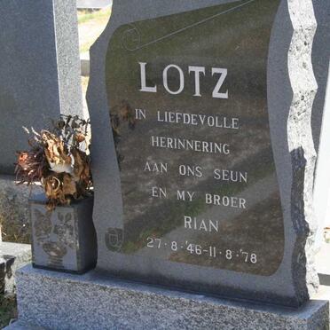 LOTZ Rian 1946-1978