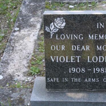 LODEWYK Violet 1908-1988