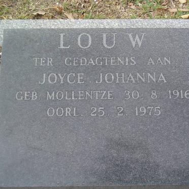 LOUW Joyce Johanna nee MOLLENTZE 1916-1975