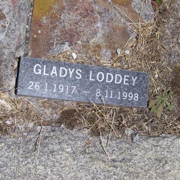 LODDEY Gladys 1917-1998