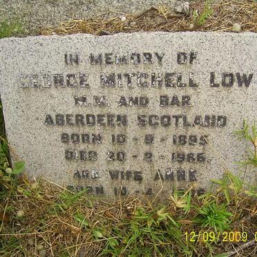 LOW George Mitchell 1895-1966 &amp; Anne