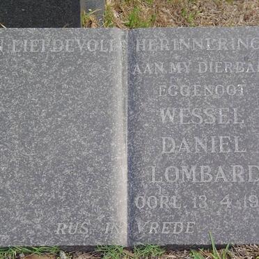 LOMBARD Wessel Daniel -1970