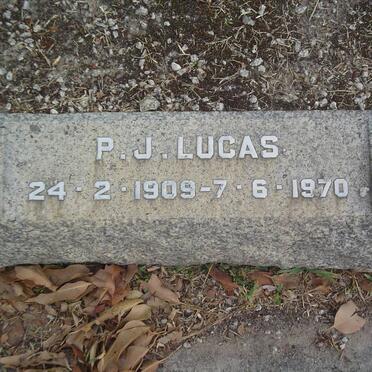 LUCAS P.J. 1909-1970 