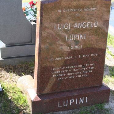 LUPINI Luigi Angelo 1924-1979