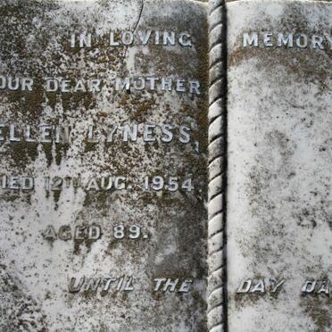 LYNESS Ellen -1954