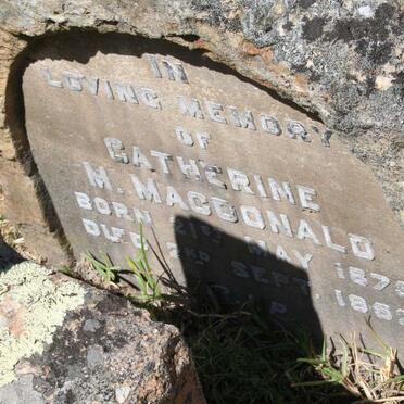 MACDONALD Catherine M. 1875-1952